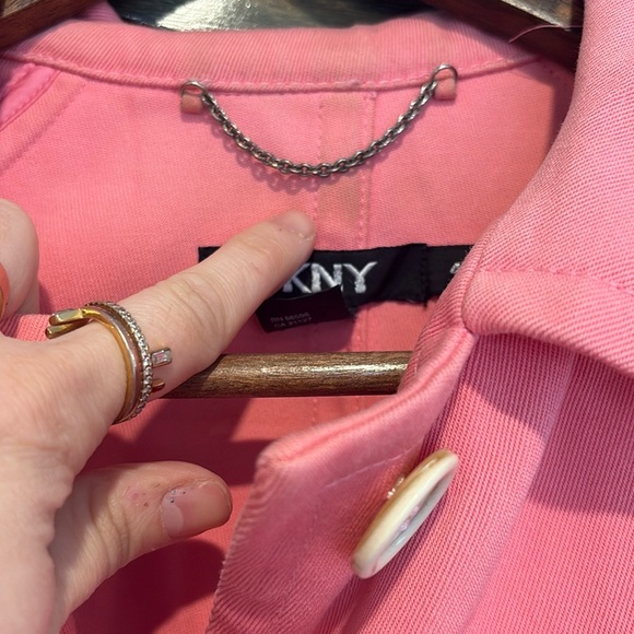 Pink Button-Up Spring coat - Picture 11 of 15